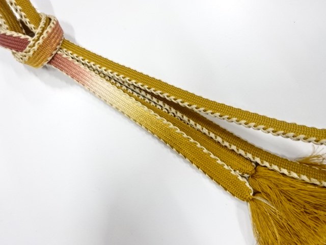 JAPANESE KIMONO / HAND-TIED OBIJIME